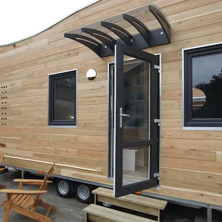 Campingplatz Tiny Wave Tiny House Auf Dem Strandgut *