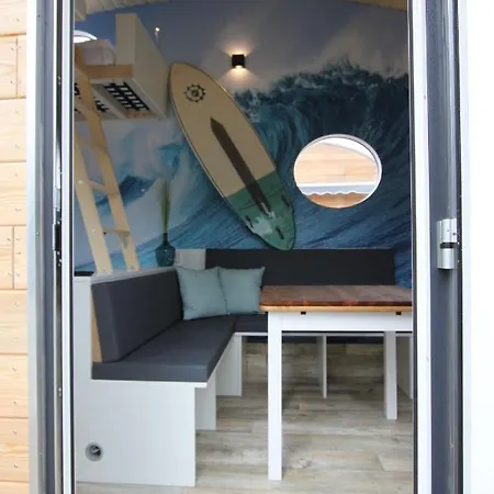 Tiny Wave Tiny House Auf Dem Strandgut Кемпинг Куксхафен